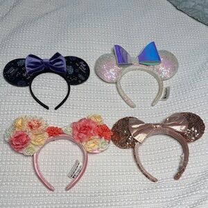 Set of Four Disney Themed Headbands